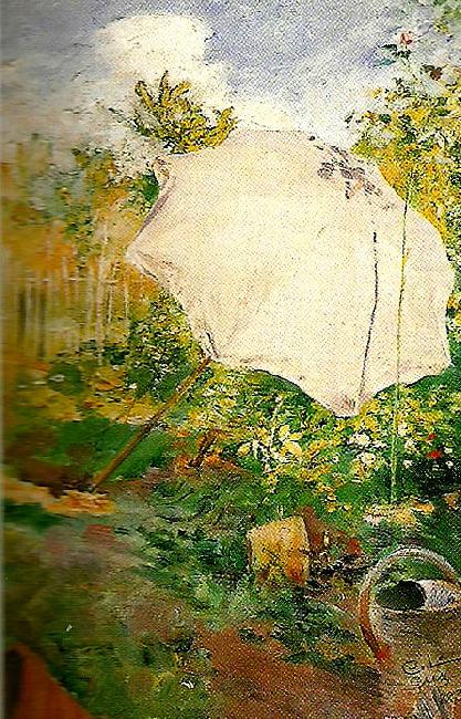 Carl Larsson tradgard i grez china oil painting image